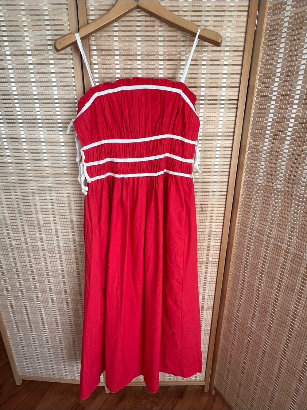 NWT Sofie the Label Red Midi Dress Size L